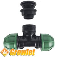 Polyurethane pieces for drainage of cultivation tables