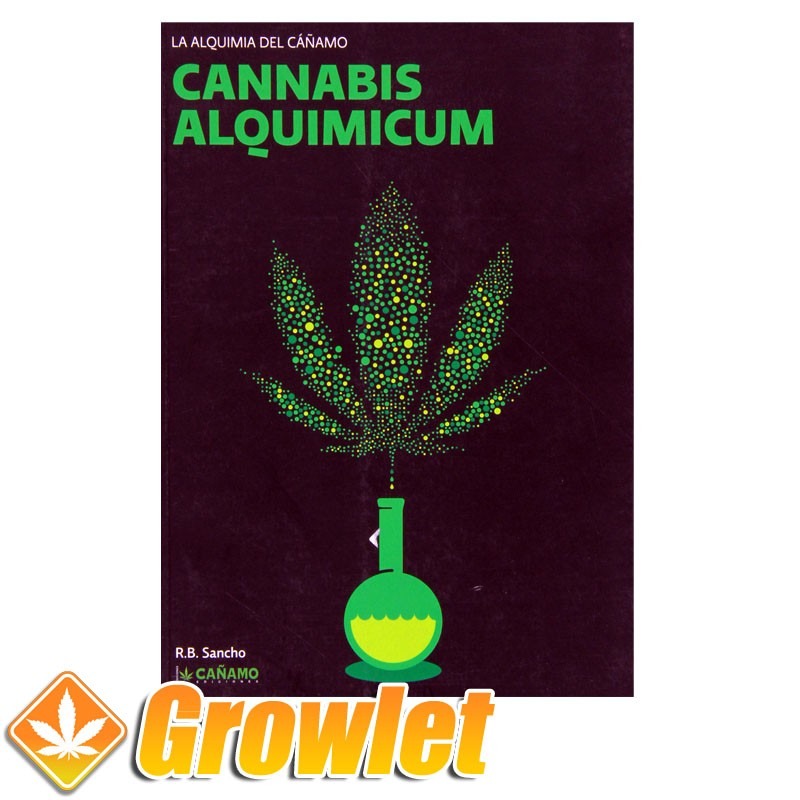 Vista frontal del libro Cannabis Alquimicum