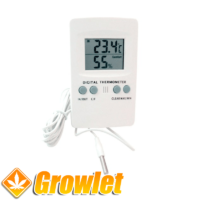 Digital thermo-hygrometer with probe