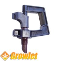 Sprayer or water sprayer for irrigation pipes