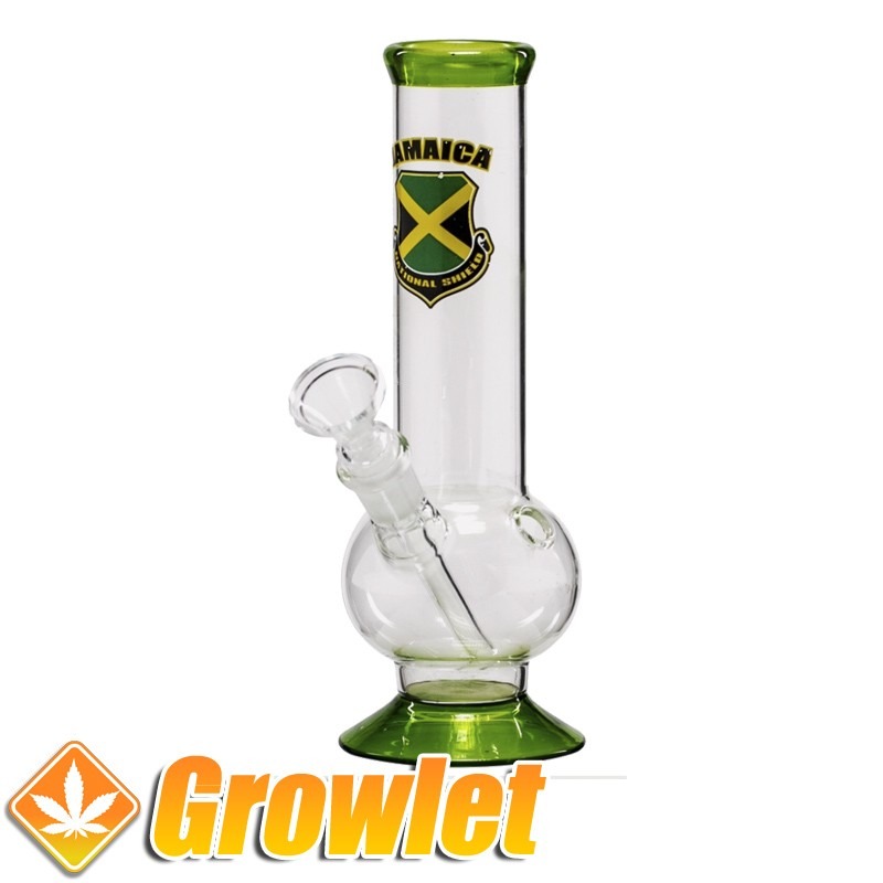 Bong de cristal Jamaica para fumar hierba