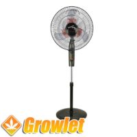 Super Grower Double oscillating pedestal fan