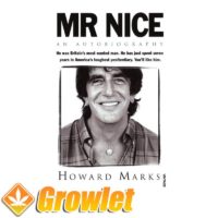 Front view of Mr Nice book
