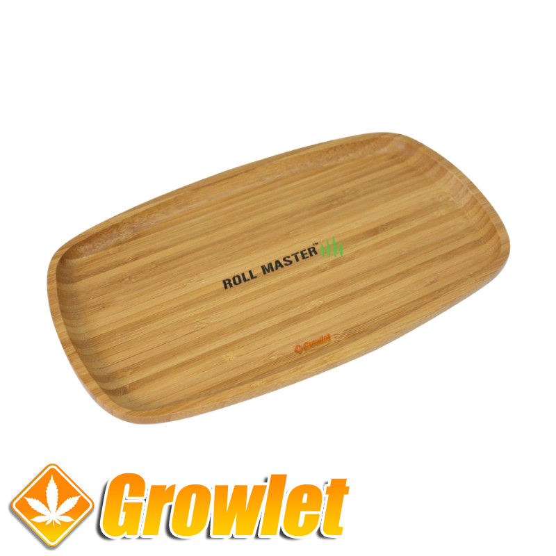 Bandeja de liar ovalada Roll Master fabricada en Bambú