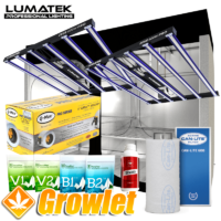 Lumatek LED PRO: Kit de cultivo en armario con iluminación LED
