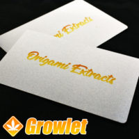 Dry Sift Origami Extracts Tools Display with Metal Frame - Growlet
